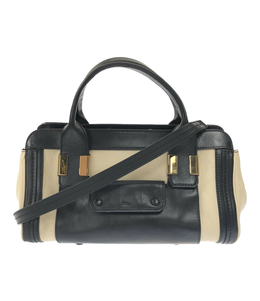 Chloe Leather Handbag Shoulder Bag Black